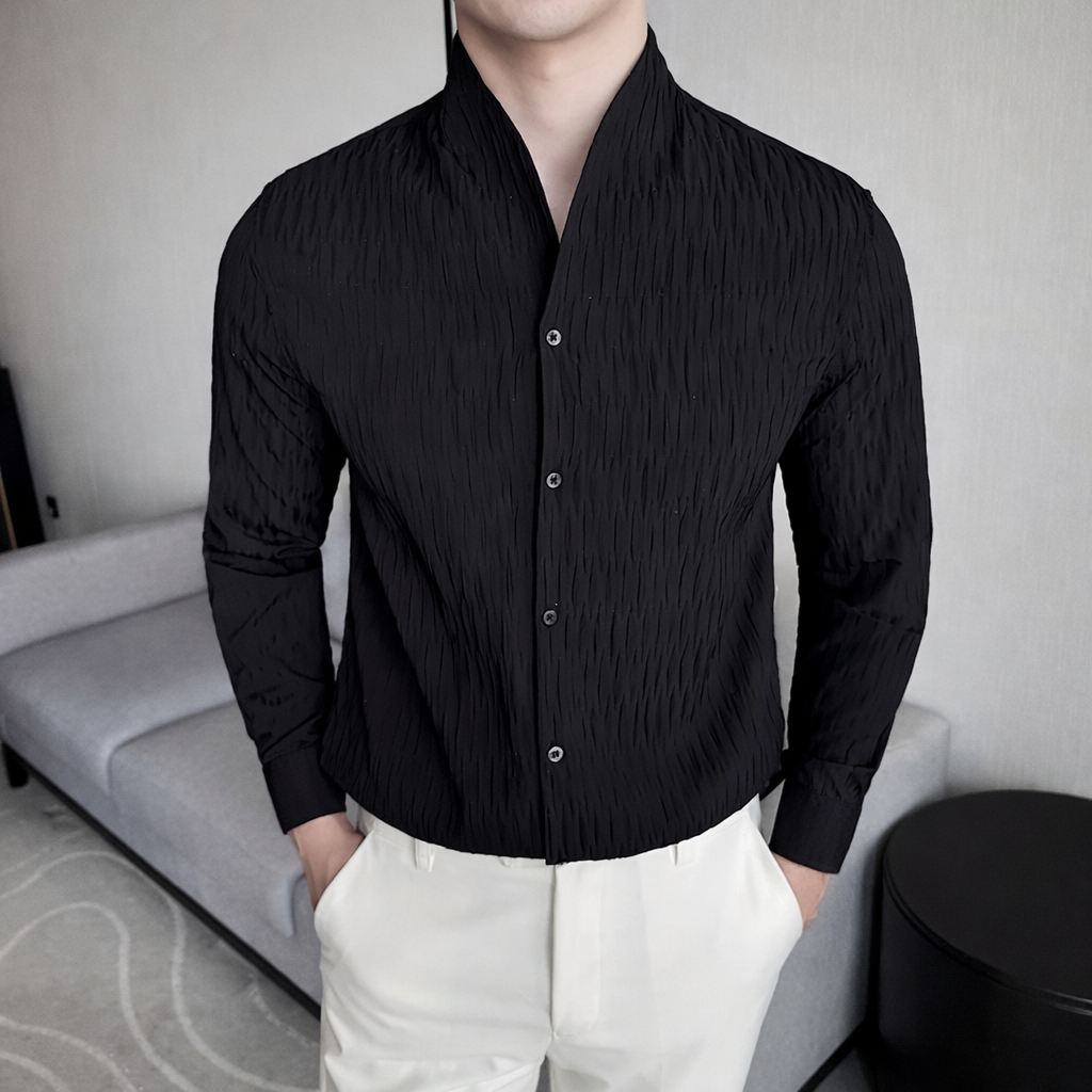 Men's "Dynasty" Pleated Shirt