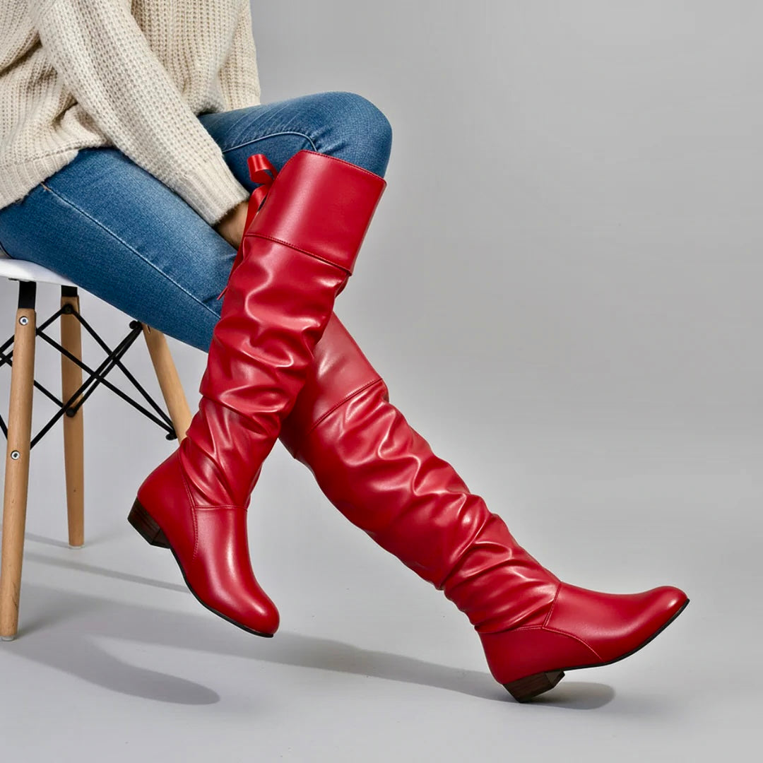 Women's Luna Slouch Ribbon Boot