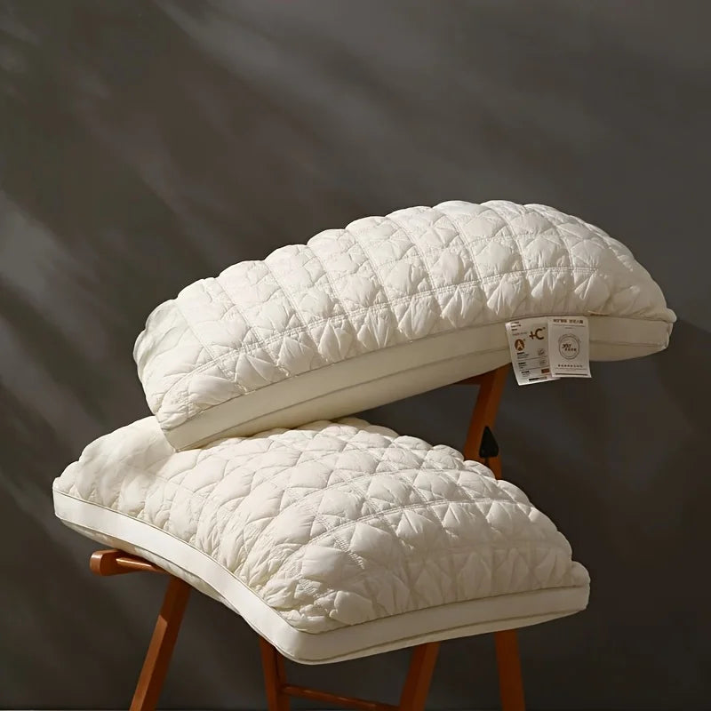 Ergonomic Adjustable Neck Pillow - Comfortable Pillow Core, Sleep Comfort - Suitable for Side and Back Lying, Side Lying Support