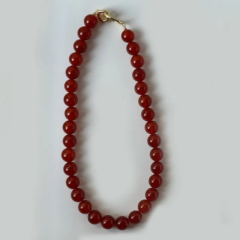 Bordeaux Link Necklace