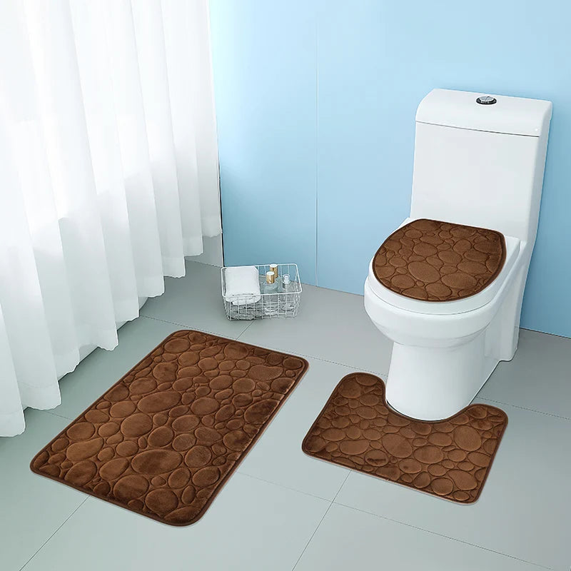 "PebbloSoft" Bathroom Rug Set