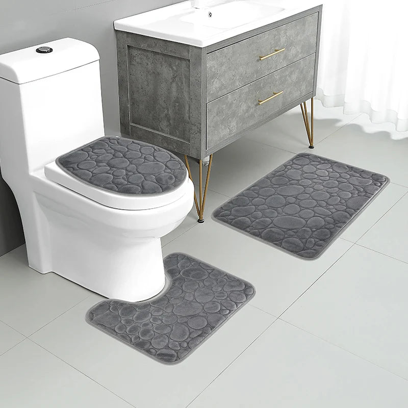 "PebbloSoft" Bathroom Rug Set