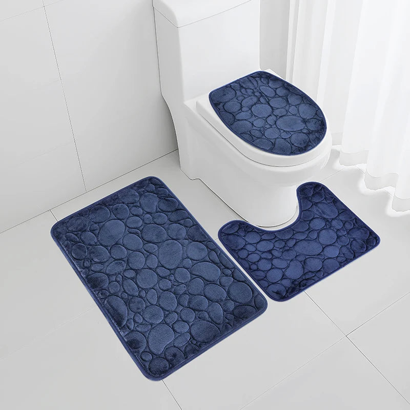 "PebbloSoft" Bathroom Rug Set