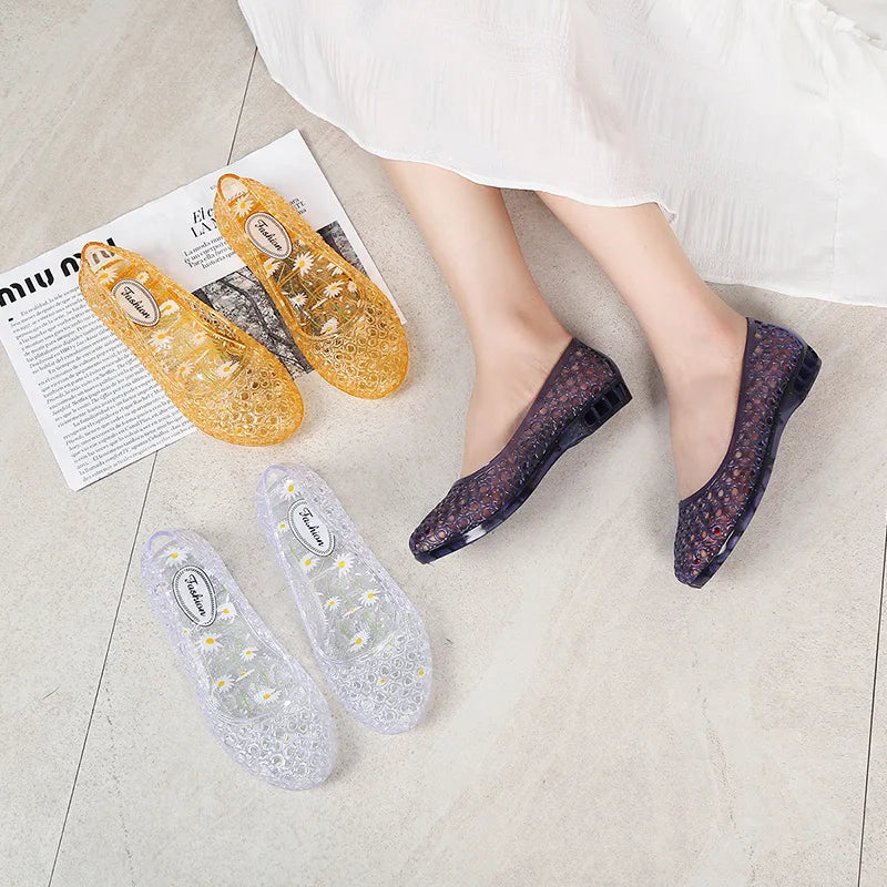 DaisyFade Jelly Flats