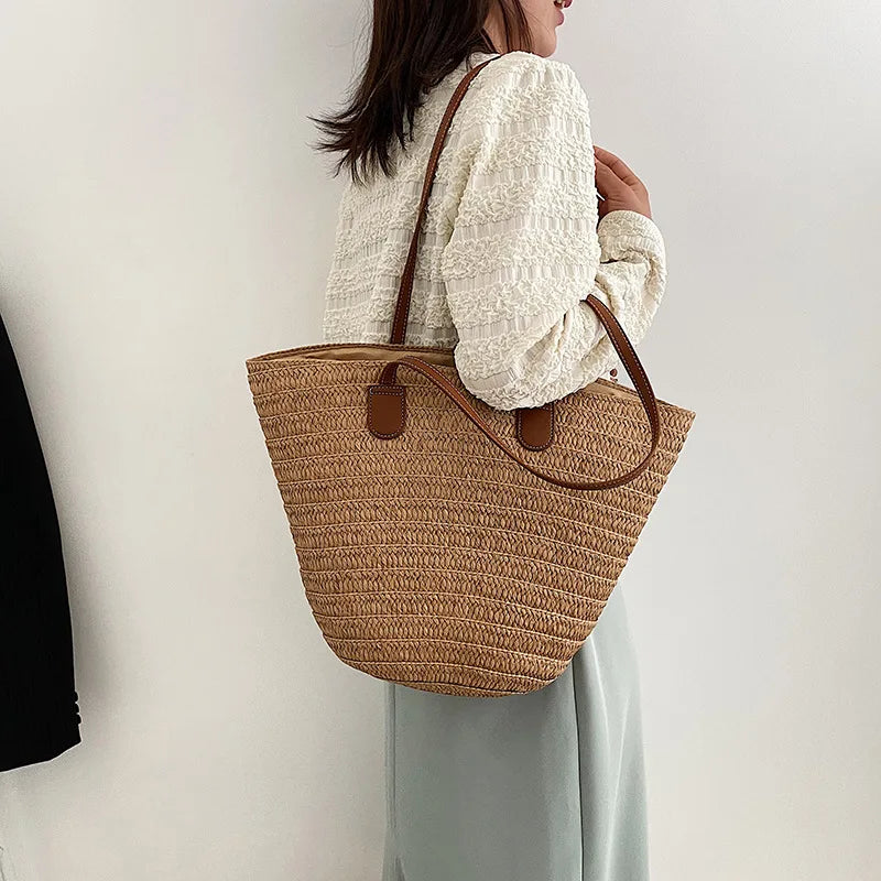 Solara Woven Summer Tote