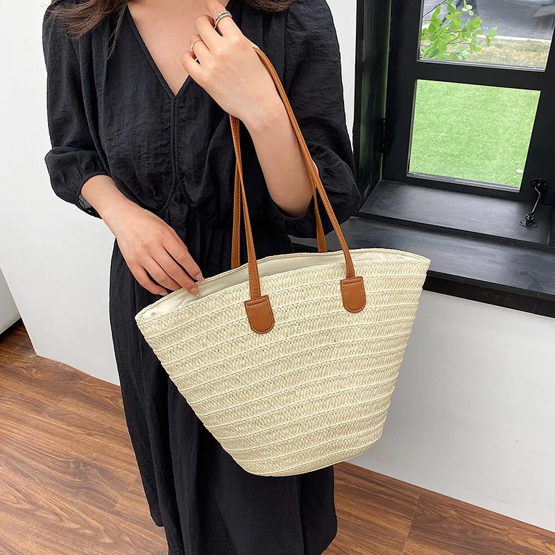 Solara Woven Summer Tote