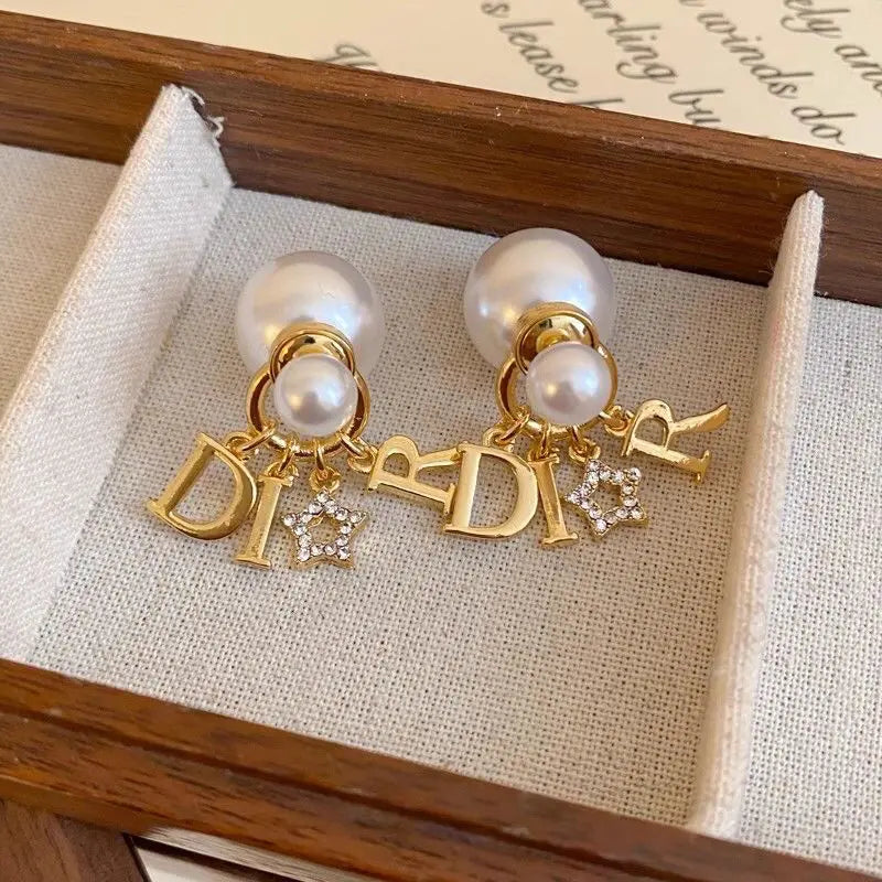 Celeste Pearl "DIOR" Earrings