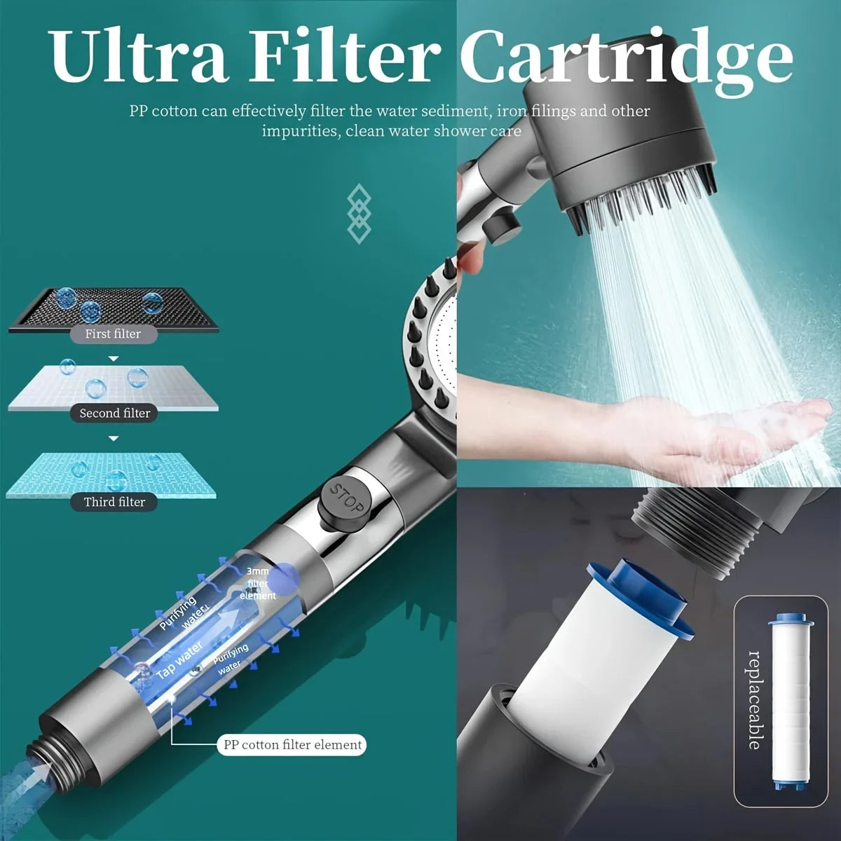 AquaRevive Pro Shower Head