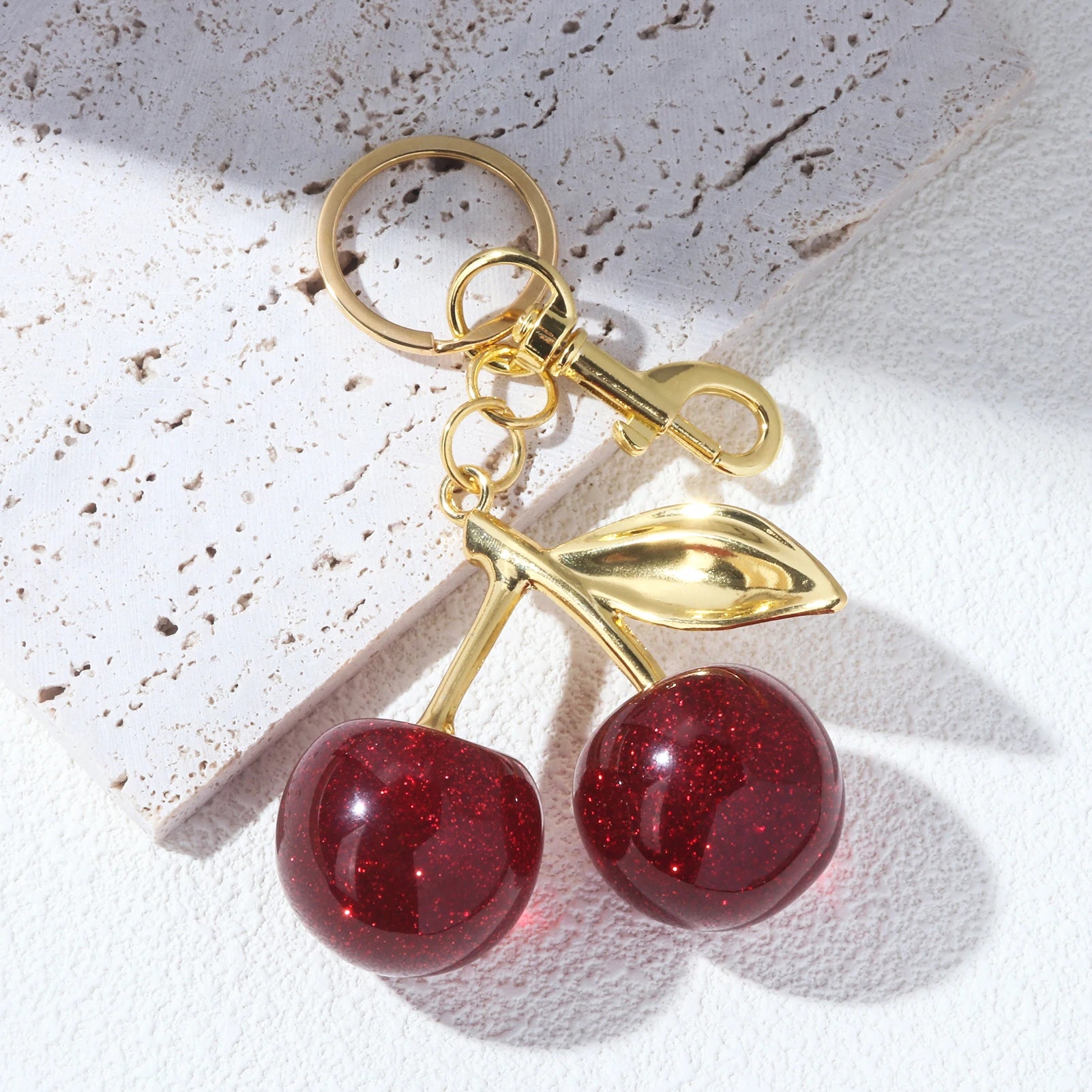 Cherry Luxe Keychain