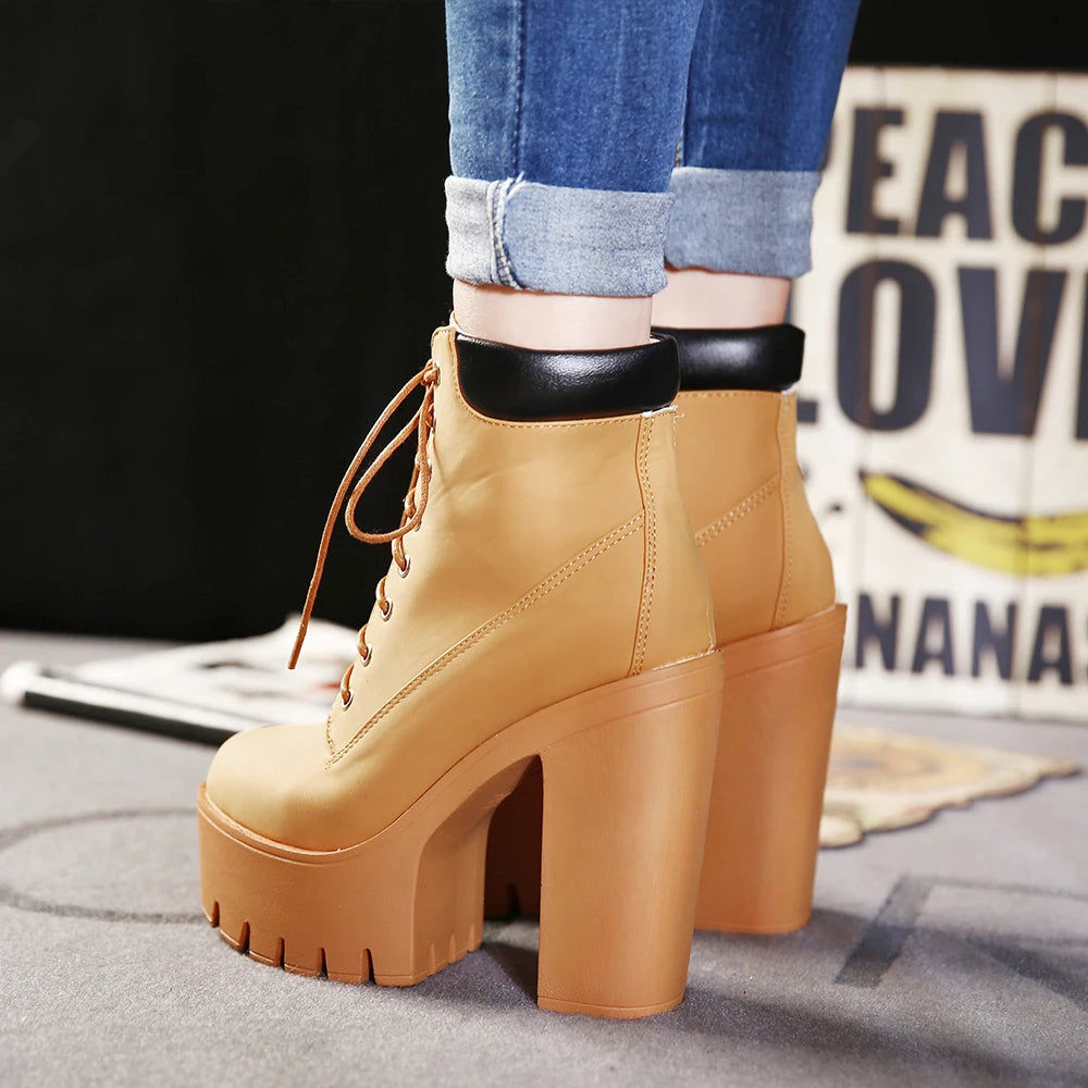 Women's Ember Lace-Up Heel Boot