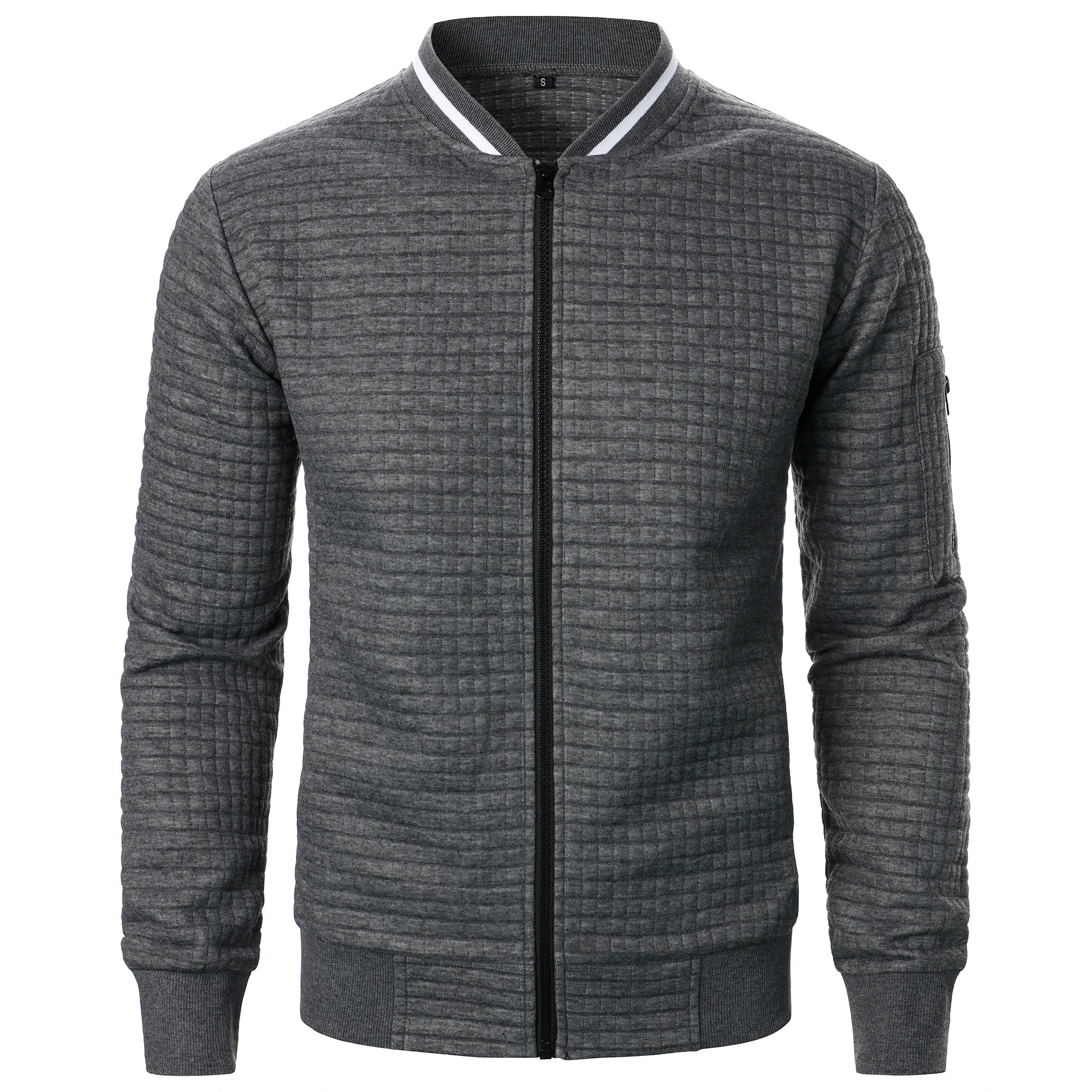"Slated" Quilted Bomber Jacket