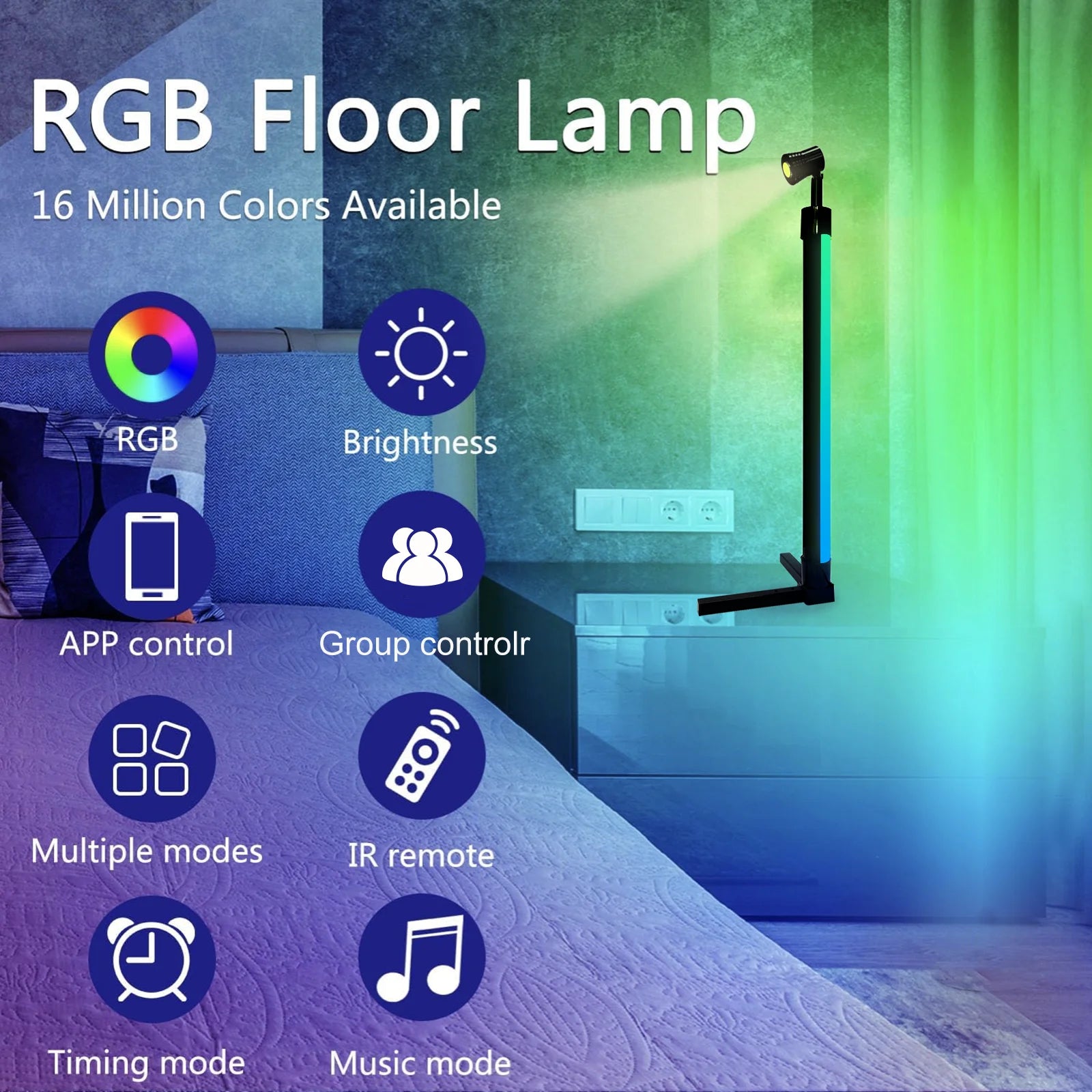 NeonCore Floor Lamp