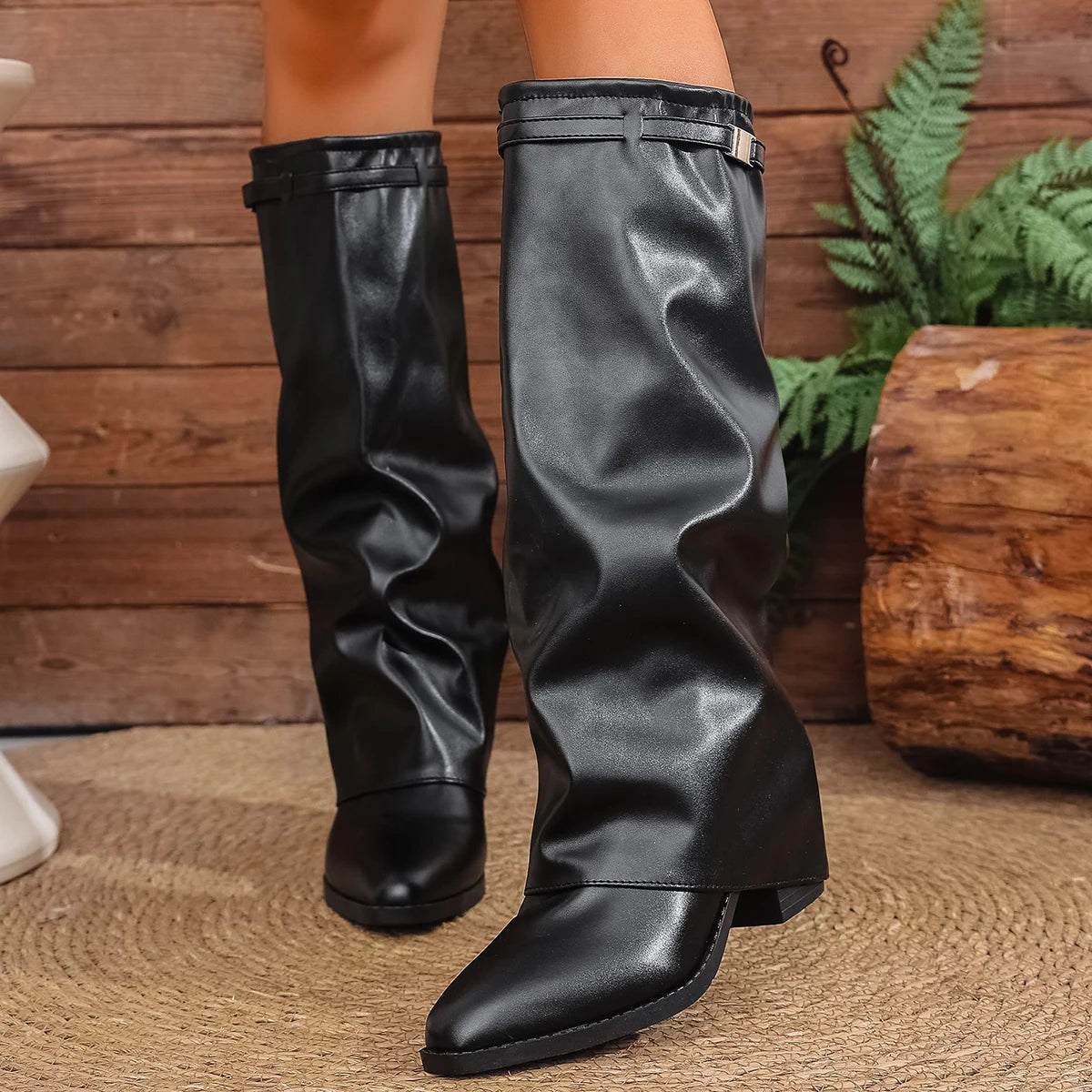 Women's "Solenne" Knee Boot