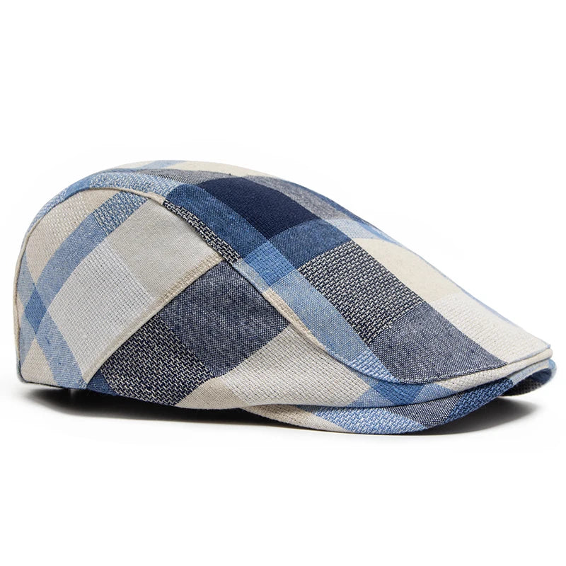 The Checkline Flat Cap