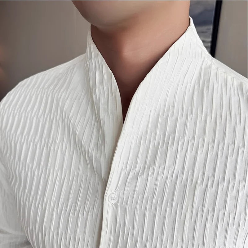 Men's "Dynasty" Pleated Shirt