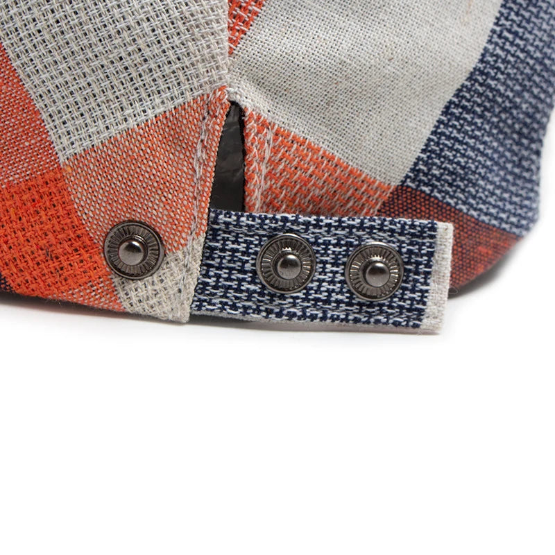 The Checkline Flat Cap