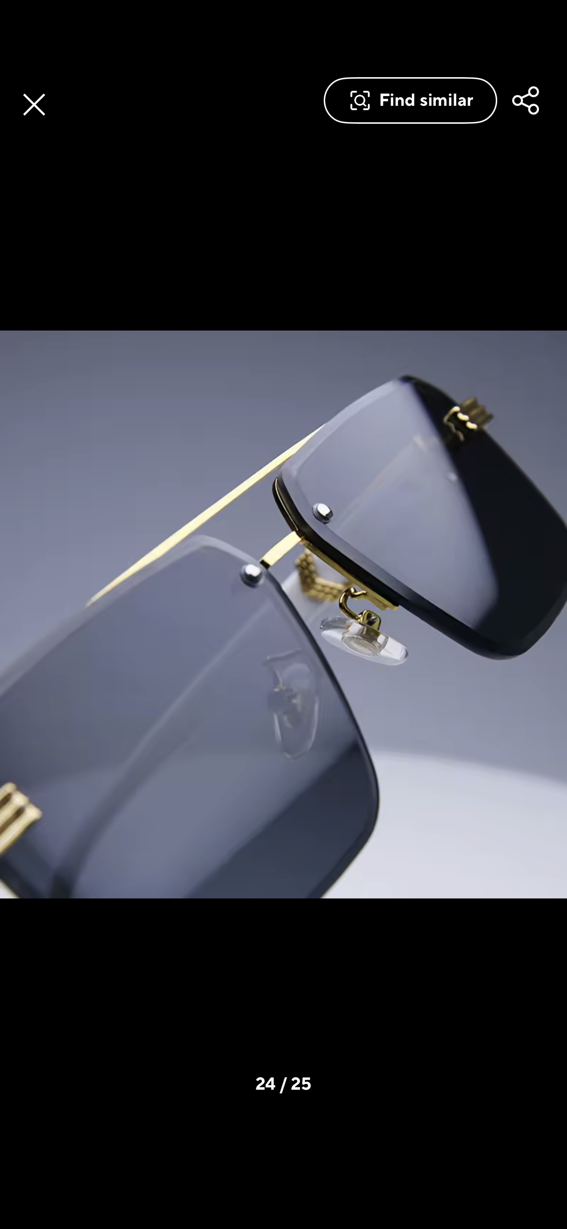 Fashion Rimless Sunglasses Men Women Populare Frameless Sun Glasses Male Female Classic Small Square Summer Traveling Shades