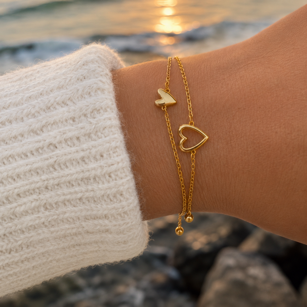 LunaBond 14k Bracelet Set