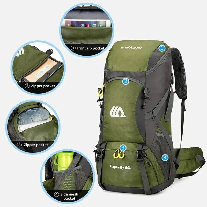 PeakVoyager 50L Backpack