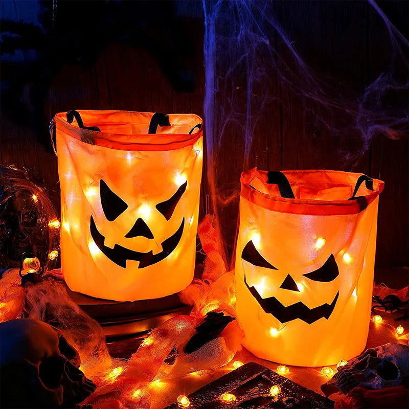 Glow-o'-Lantern Trick-or-Treat Bag