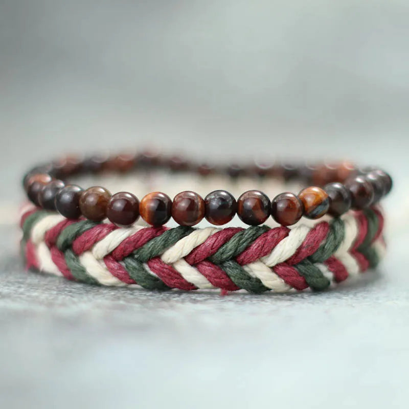 Coastal Rope & Stone Set
