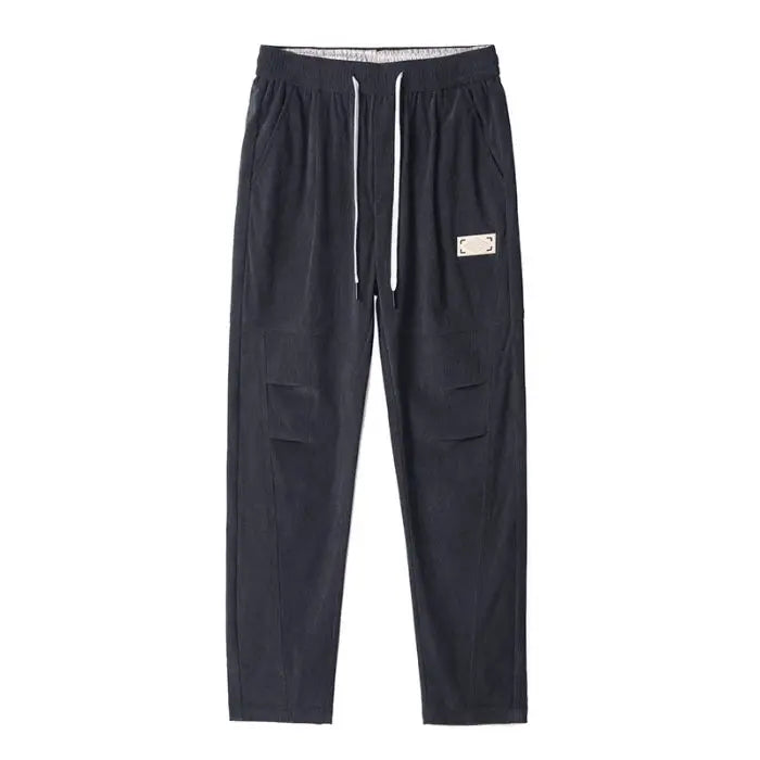 Autumn Winter Men Joggers Harem Pants Japanese Retro Corduroy Trousers Baggy Y2K Sweatpants Versatile 2025 Harajuku Clothe Trend