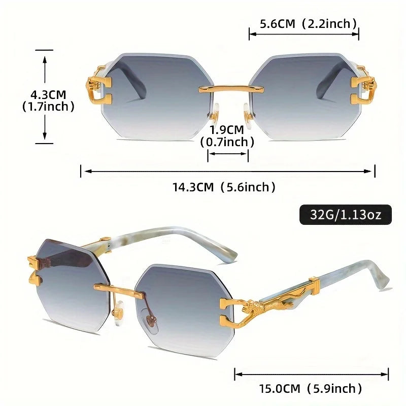 Axis Rimless Sunglasses