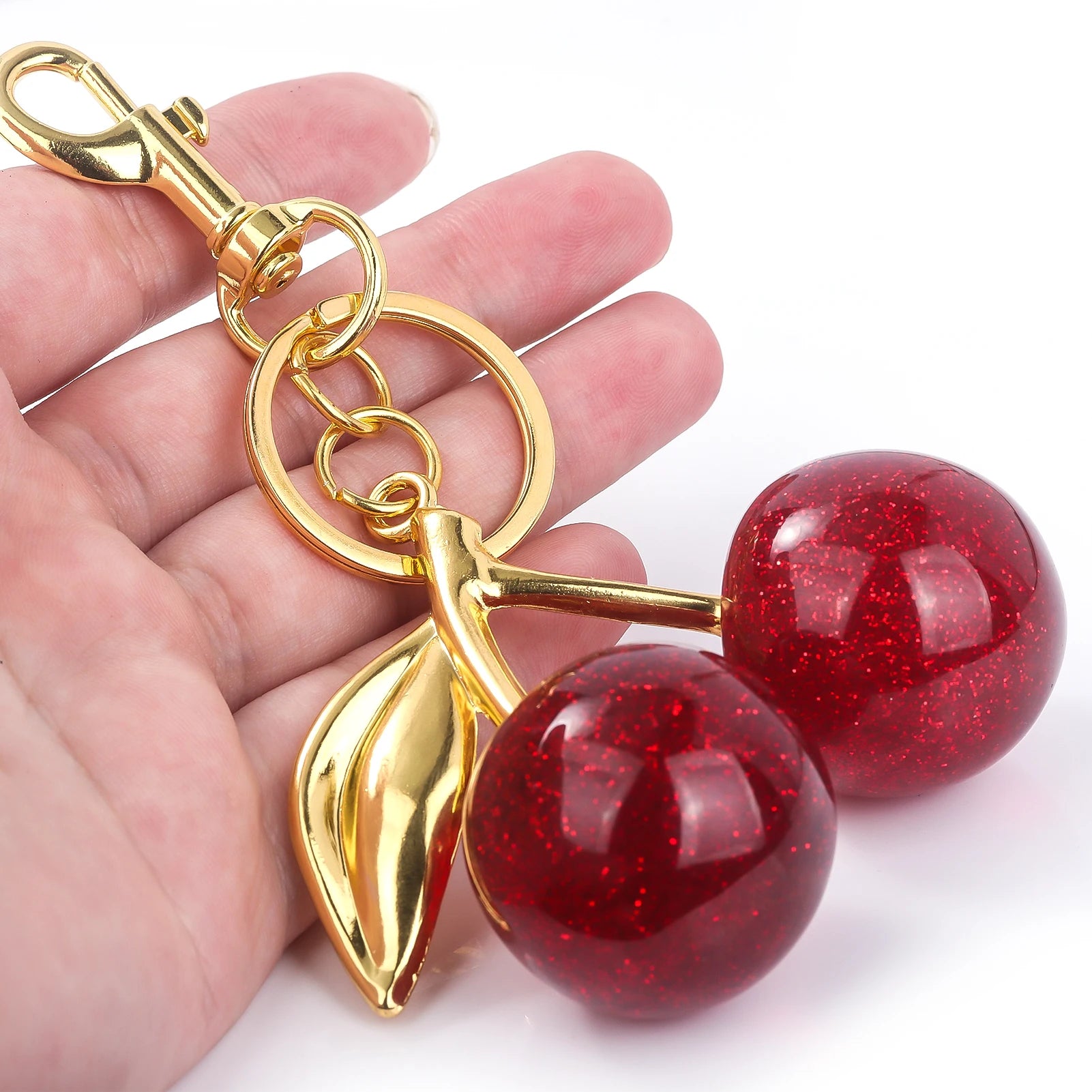 Cherry Luxe Keychain