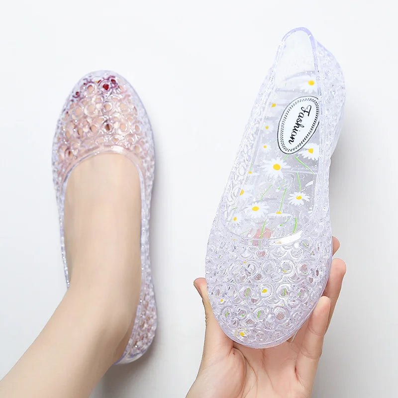 DaisyFade Jelly Flats
