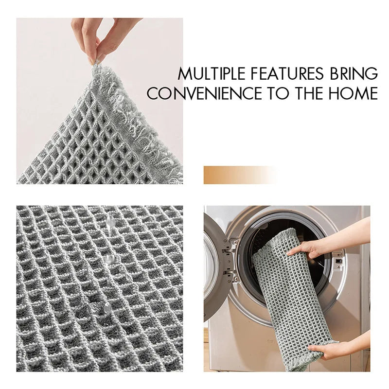 LuxeDry Waffle Bath Mat