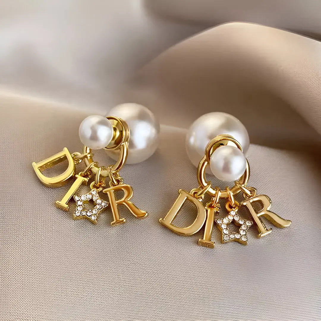 Celeste Pearl "DIOR" Earrings
