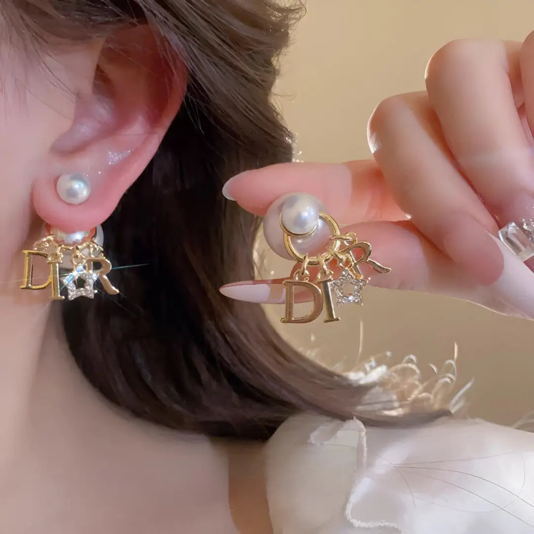 Celeste Pearl "DIOR" Earrings