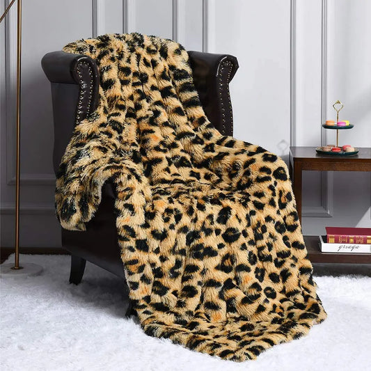 Luxe Leopard Throw