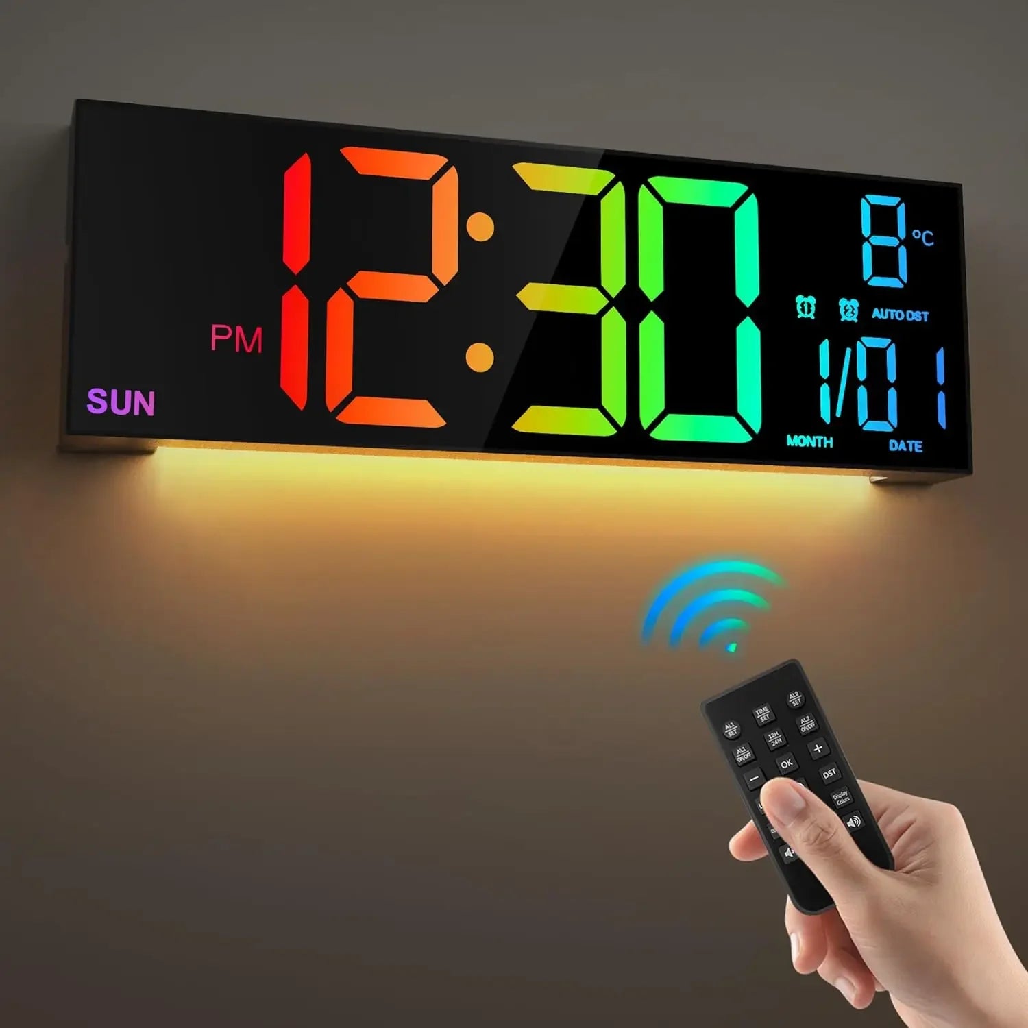 GlowTime 16" RGB Clock
