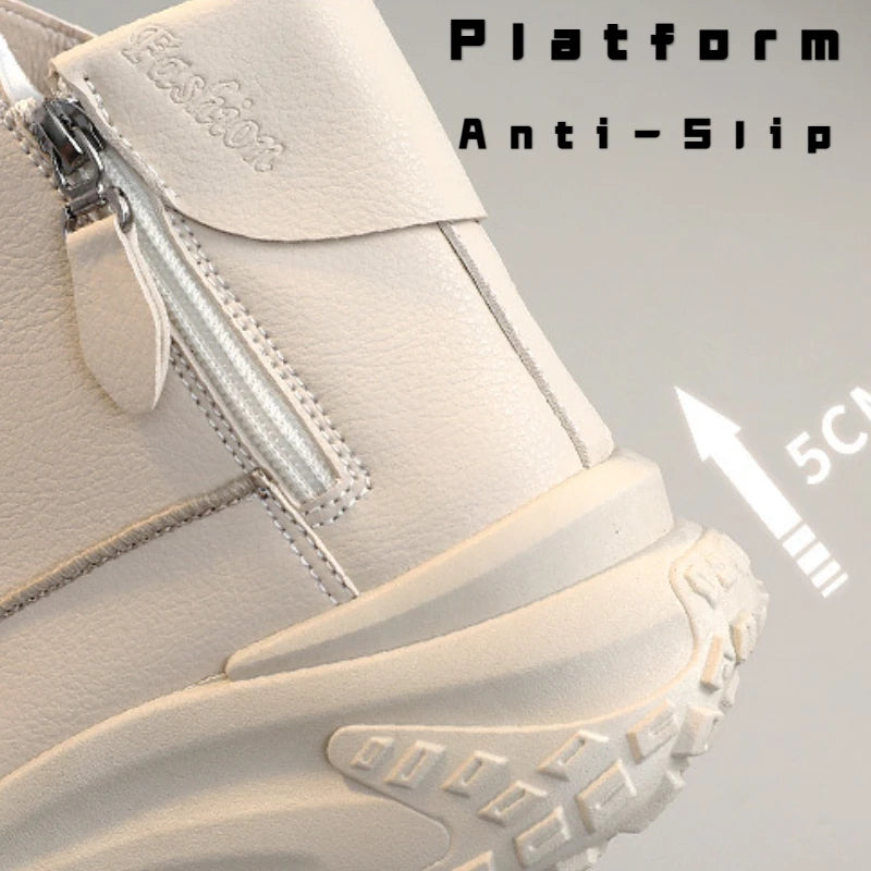 LUNA Women's Hightop Chunky Sneakers