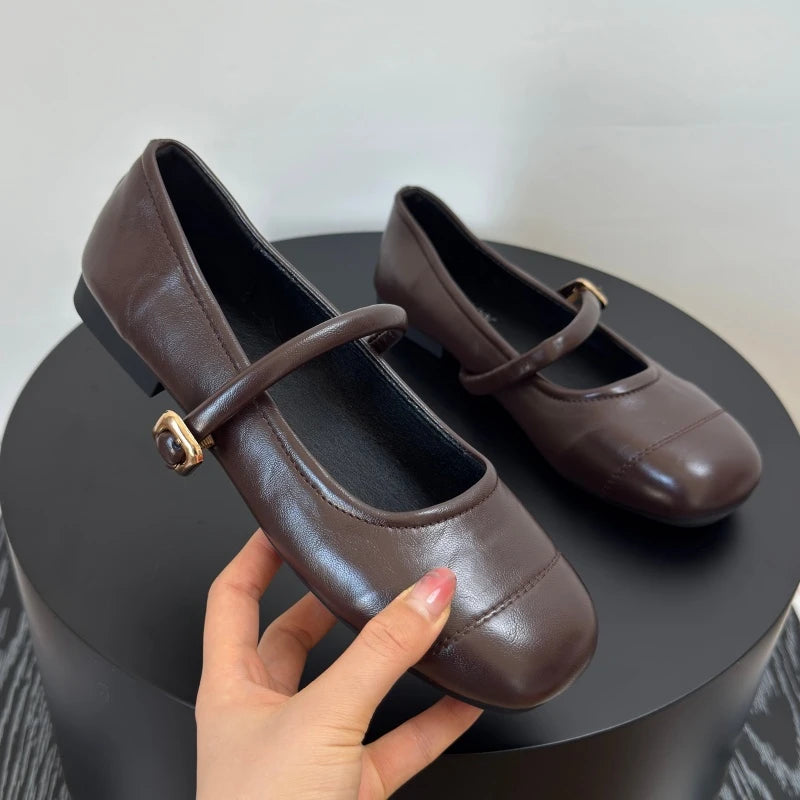 "Soho" Square Toe Flats