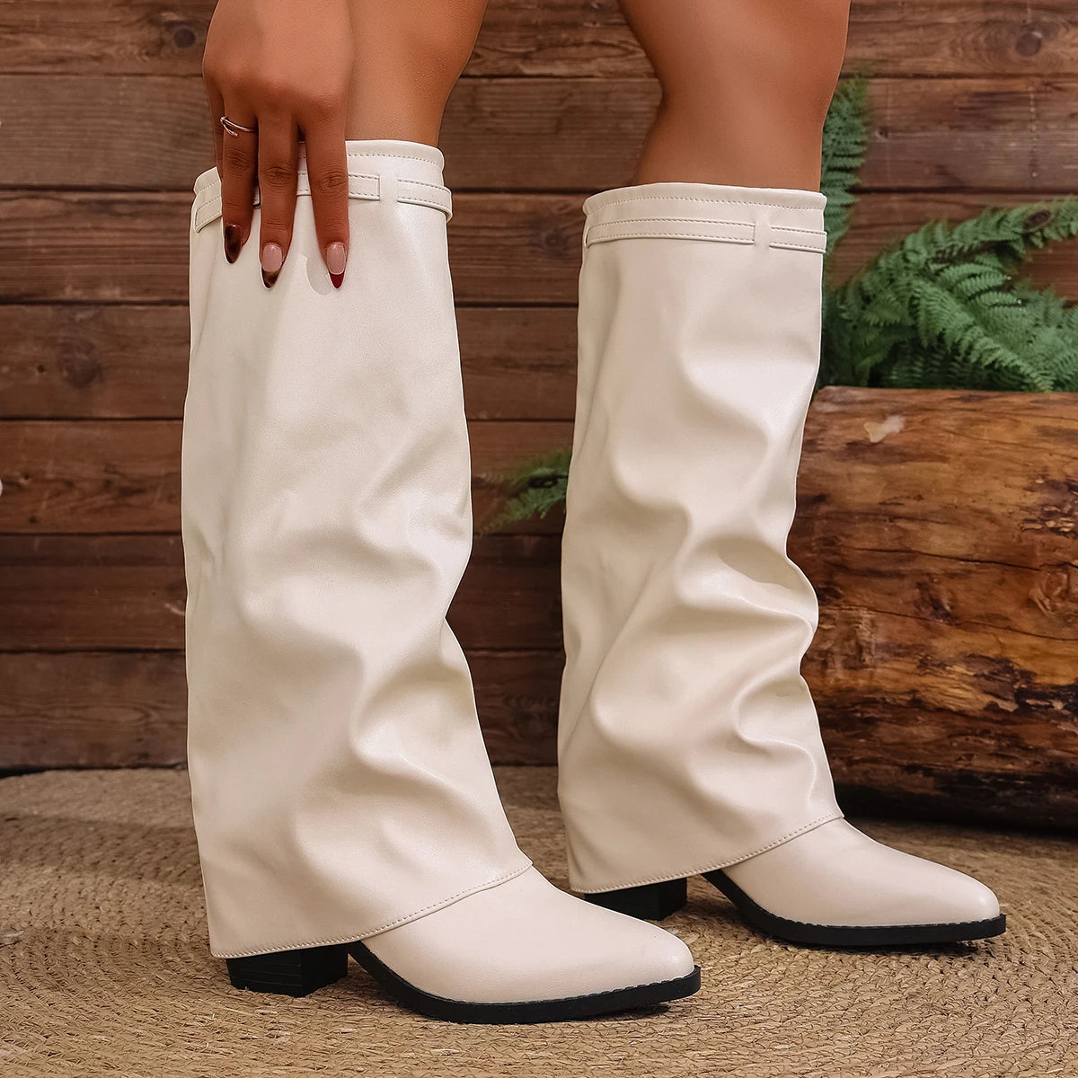Women's "Solenne" Knee Boot