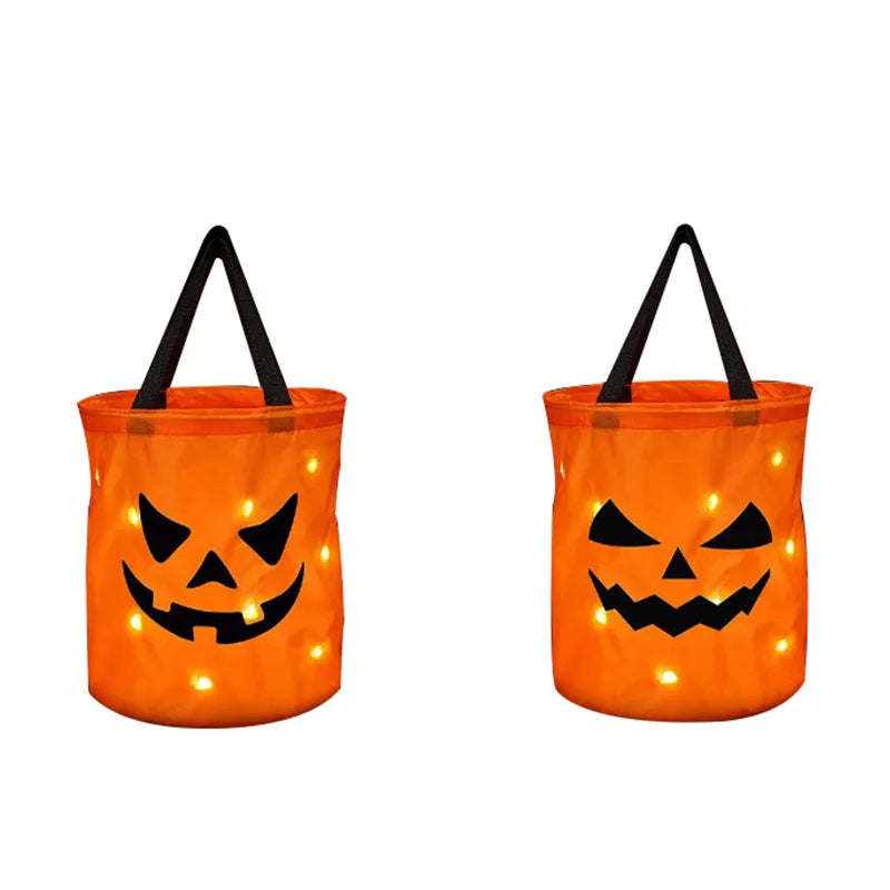 Glow-o'-Lantern Trick-or-Treat Bag