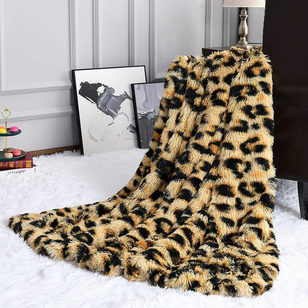 Luxe Leopard Throw