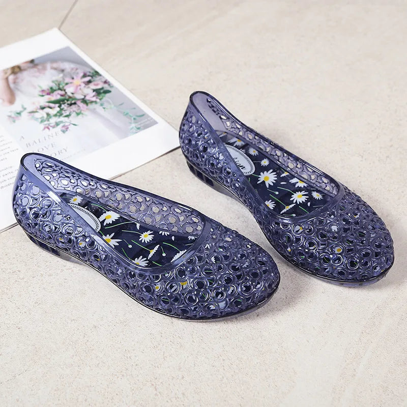 DaisyFade Jelly Flats