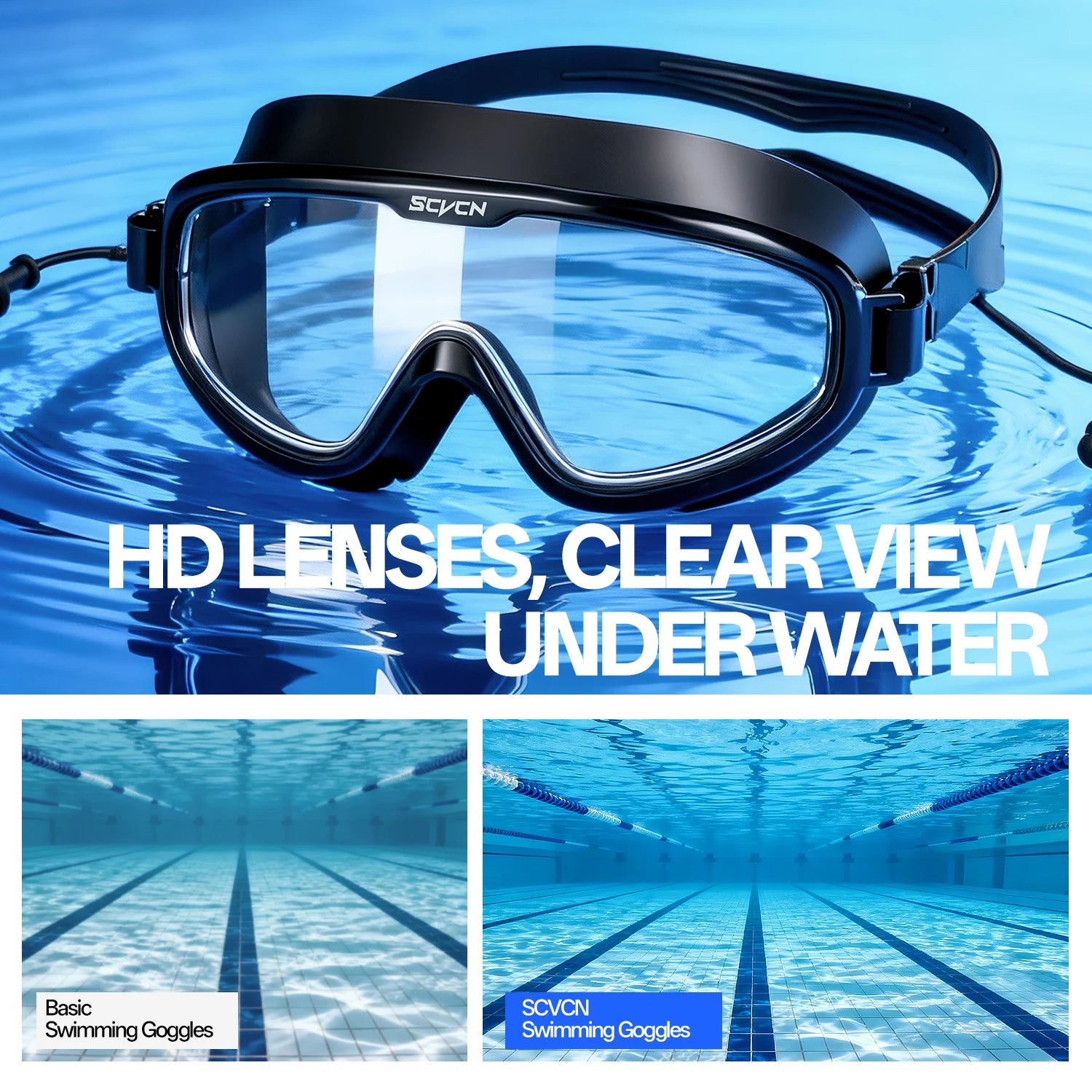 ClearWave Swim Goggles