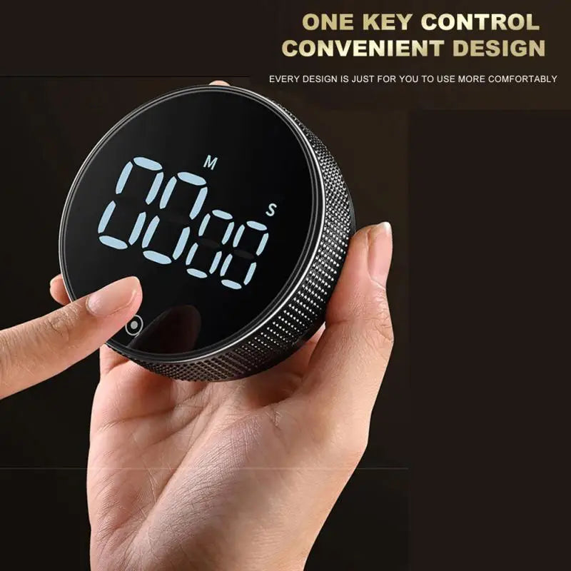 LED Digital Kitchen Timer Study Stopwatch Magnetic Electronic Cooking Countdown Clock LED Mechanical Remind Alarm Kitchen Gadget