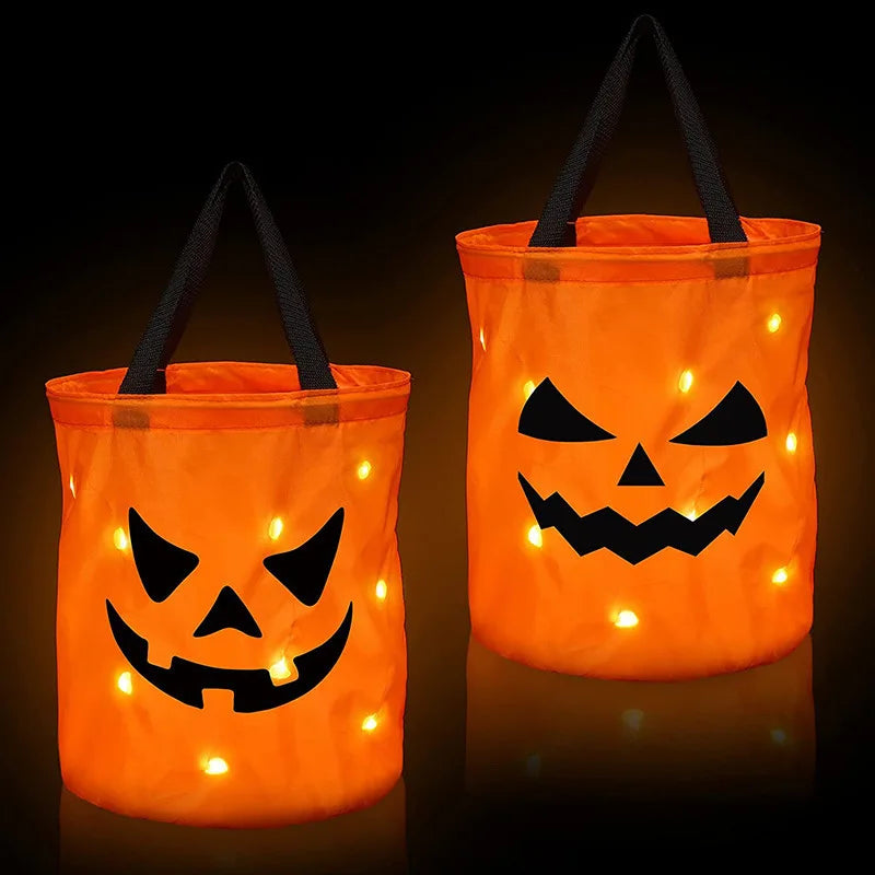 Glow-o'-Lantern Trick-or-Treat Bag