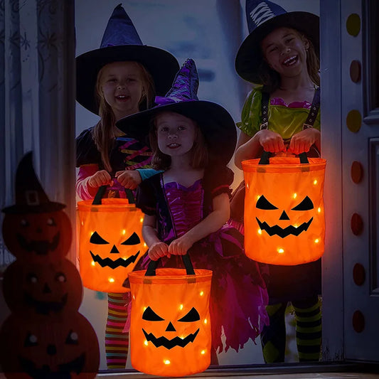 Glow-o'-Lantern Trick-or-Treat Bag