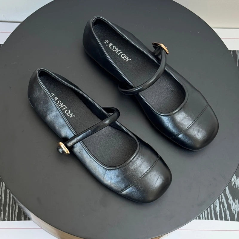 "Soho" Square Toe Flats