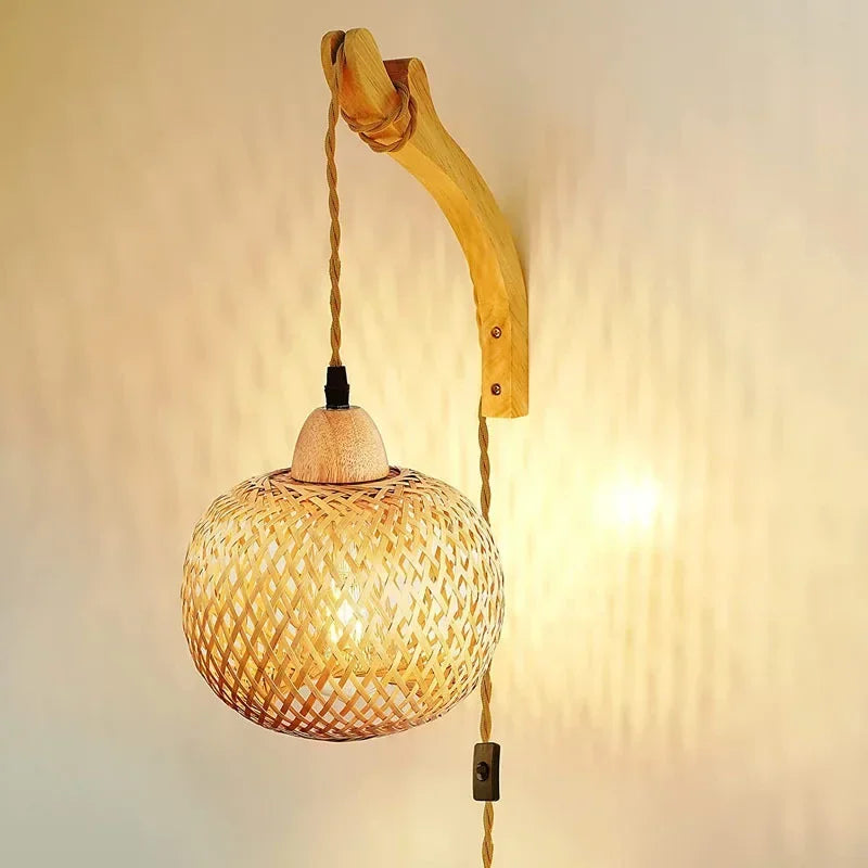 Boho Beam Wall Lamp